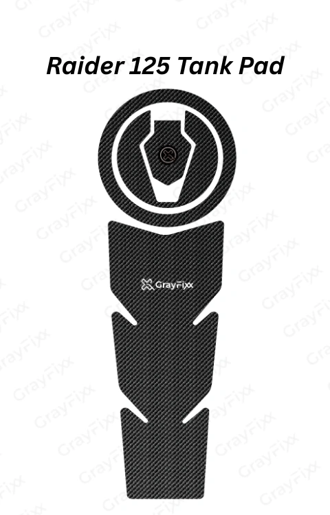 Raider 125 Half Tank Pad | Half Tank Pad Compatible with Raider 125, Waterproof, Premium Finish, Pack of 1